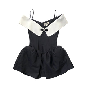 [SALE]SHUSHU/TONG  OFF SHOULDER SLIM MINI DRESS