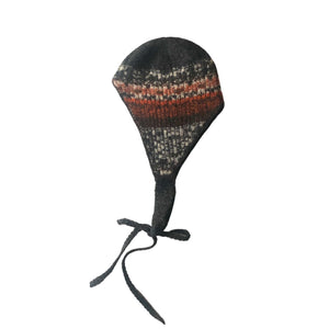 PERVERZE  Pressed Knit Head Dress / Orange