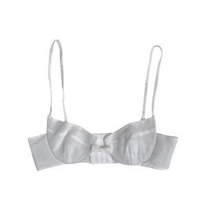 SHUSHU/TONG  bow-tie corset(WHITE)