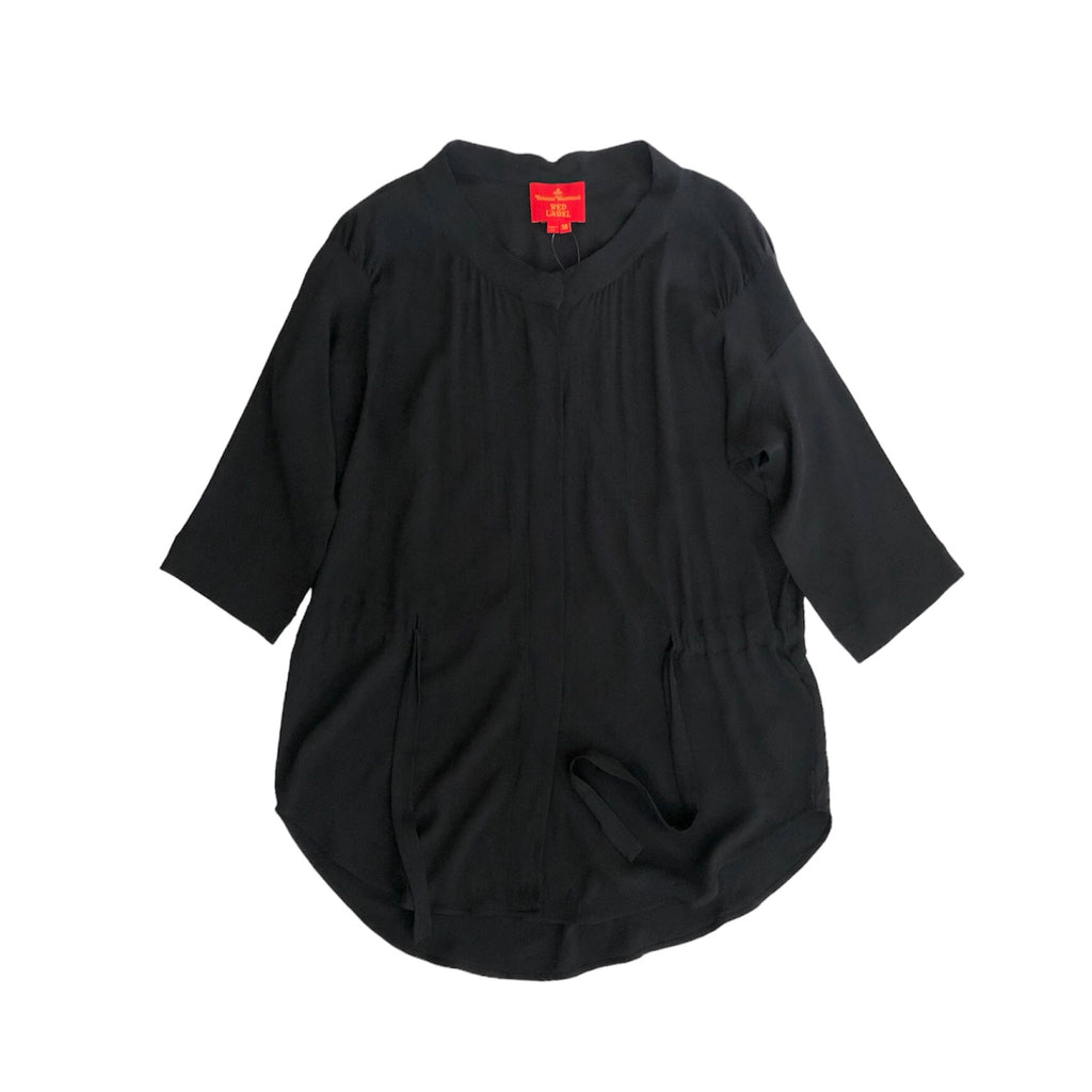[OLD&VINTAGE]vivienne westwood red lavel シルク混ブラウス