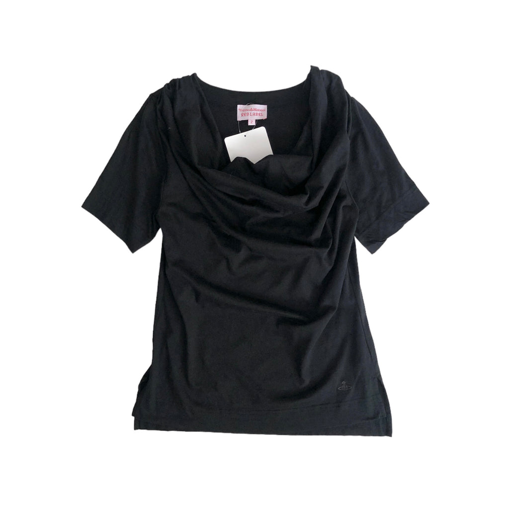[OLD&VINTAGE]vivienne westwood red lavel ドレープTシャツ　S/S
