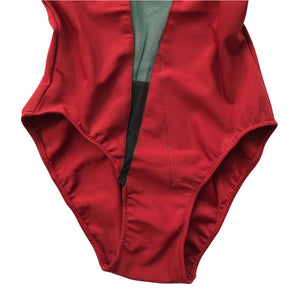 [OLD&VINTAGE] Susan Cianciolo レオタード GREEN/RED