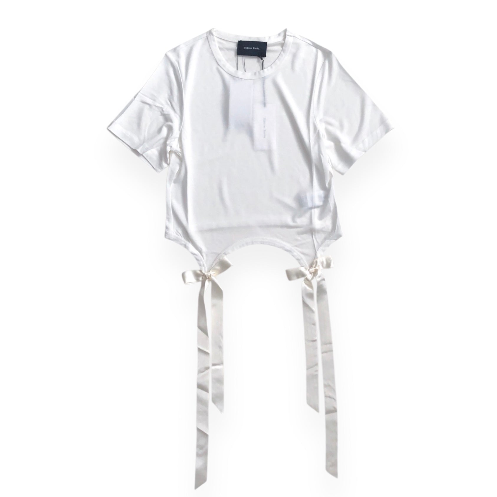 SIMONE ROCHA　 リボンカットソー IVORY