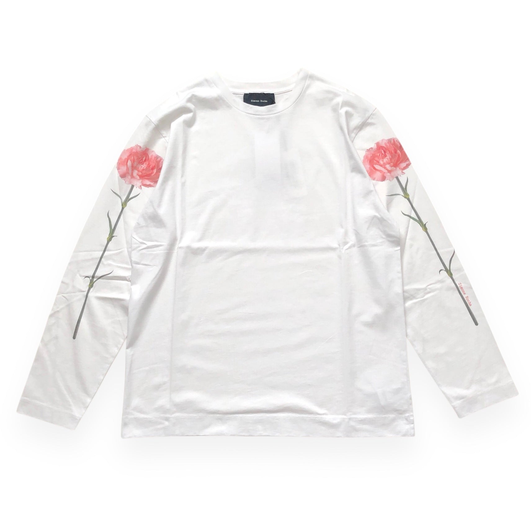 SIMONE ROCHA　 カーネーションプリント L/T-SHIRT