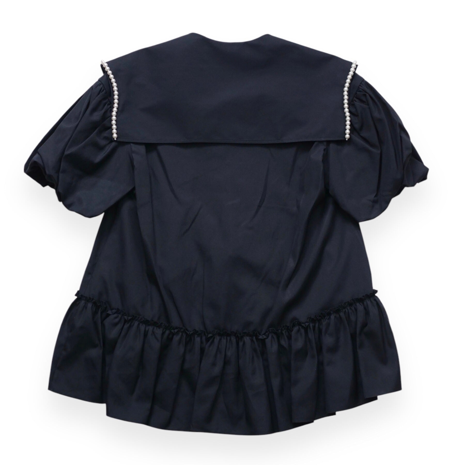 SIMONE ROCHA　 セーラーブラウス BLACK/PEARL