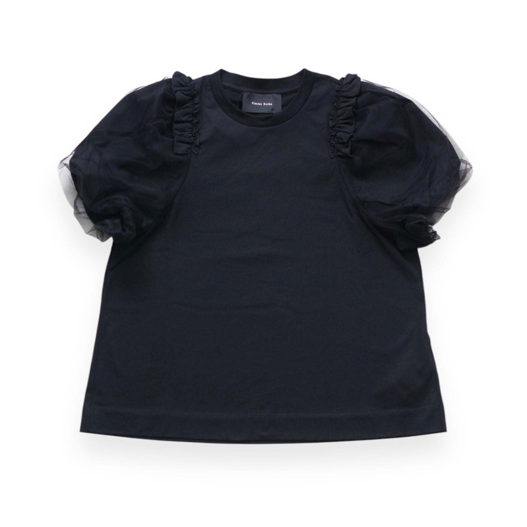 SIMONE ROCHA　 チュールレイヤーカットソー BLACK
