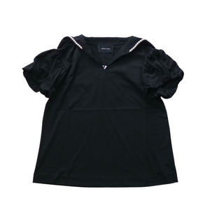 SIMONE ROCHA　パール付きセーラーT BLACK