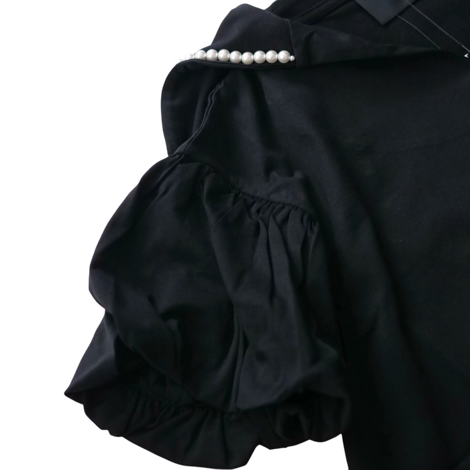 SIMONE ROCHA　パール付きセーラーT BLACK