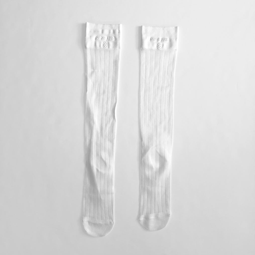 SHUSHU/TONG  シアーソックス WHITE