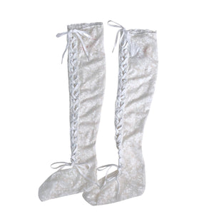 YUHAN WANG laced lace knee high socks