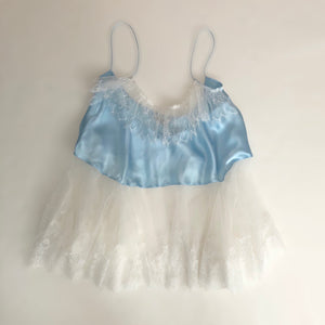 NOHRA　別注Leaver Lace Camisole top / Blue