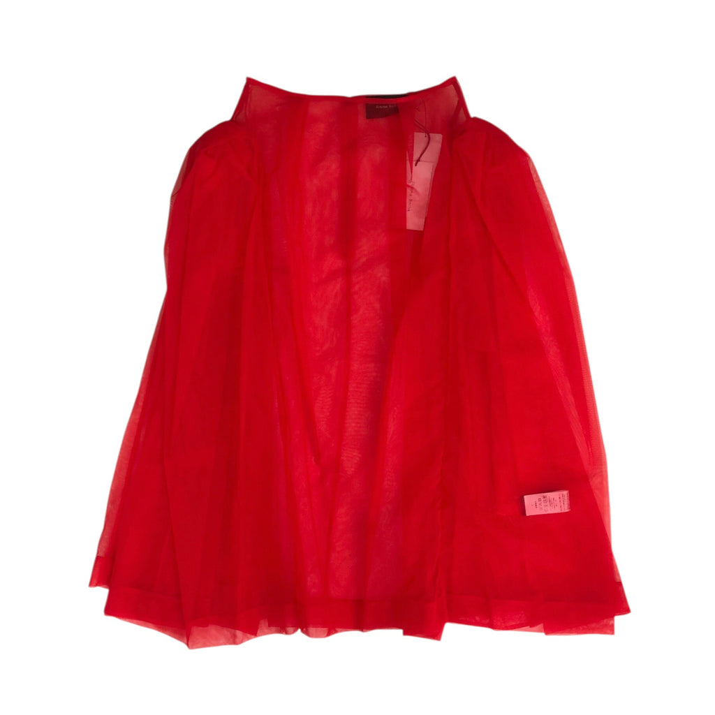 SIMONE ROCHA　SHEER BOW HIP TUTU DETAIL SKIRT / RED