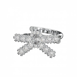 YVMIN×SHUSHU/TONG  Gemstone Pave Bow Ring