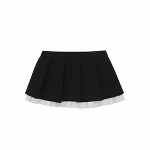 SHUSHU/TONG   ruffled pleat short skirt