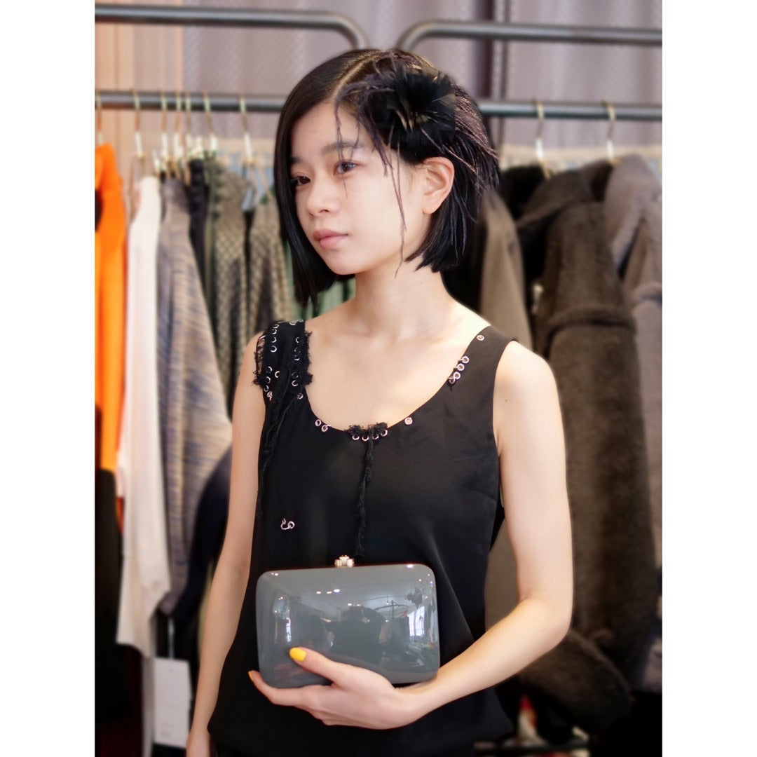 [OLD&VINTAGE] Paco Rabanne メタルデザインロングドレス