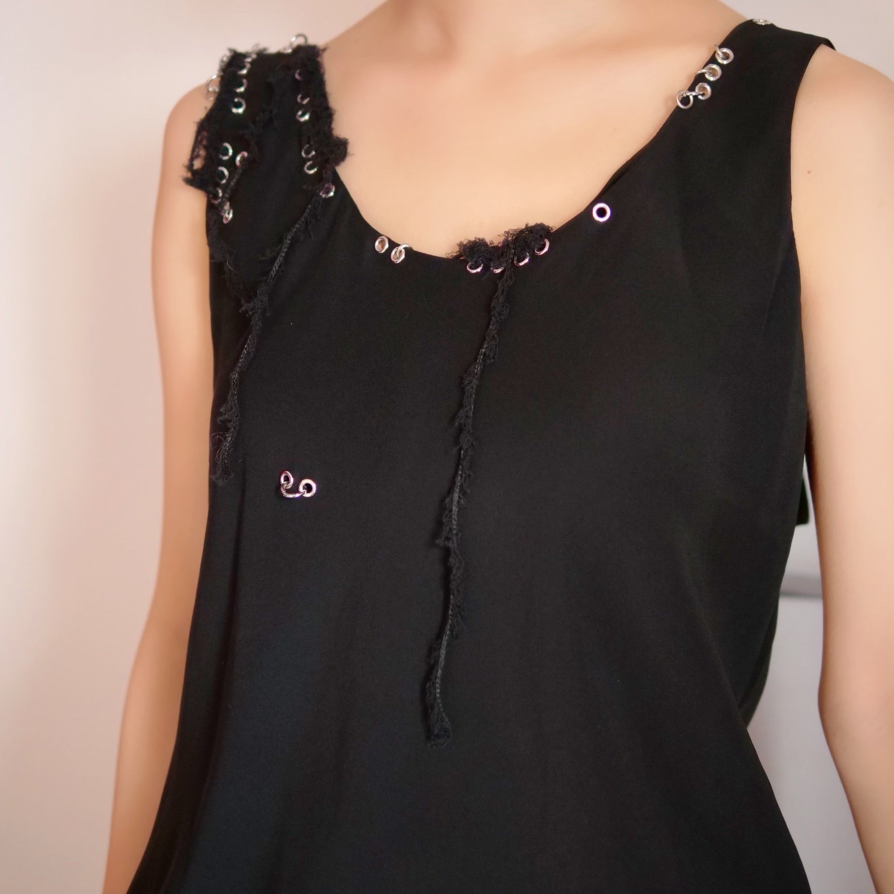 [OLD&VINTAGE] Paco Rabanne メタルデザインロングドレス