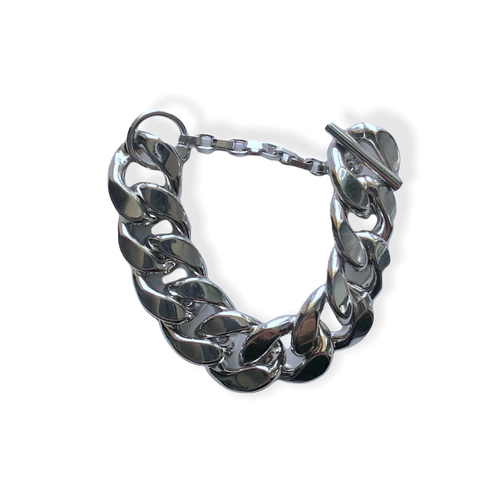 NL CHAIN BRACELET (SILVER)