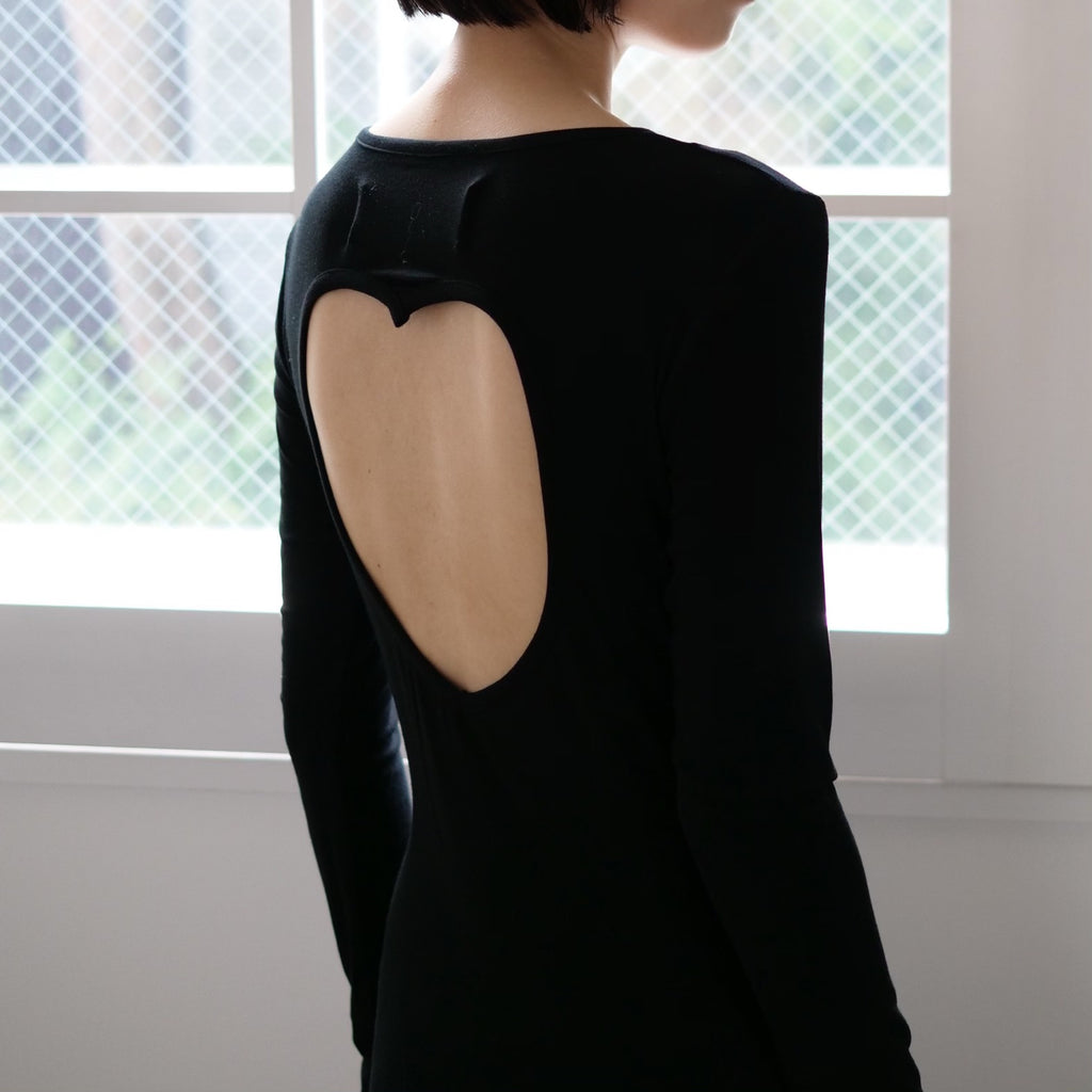 JOHN  The Heart Dress / BLACK