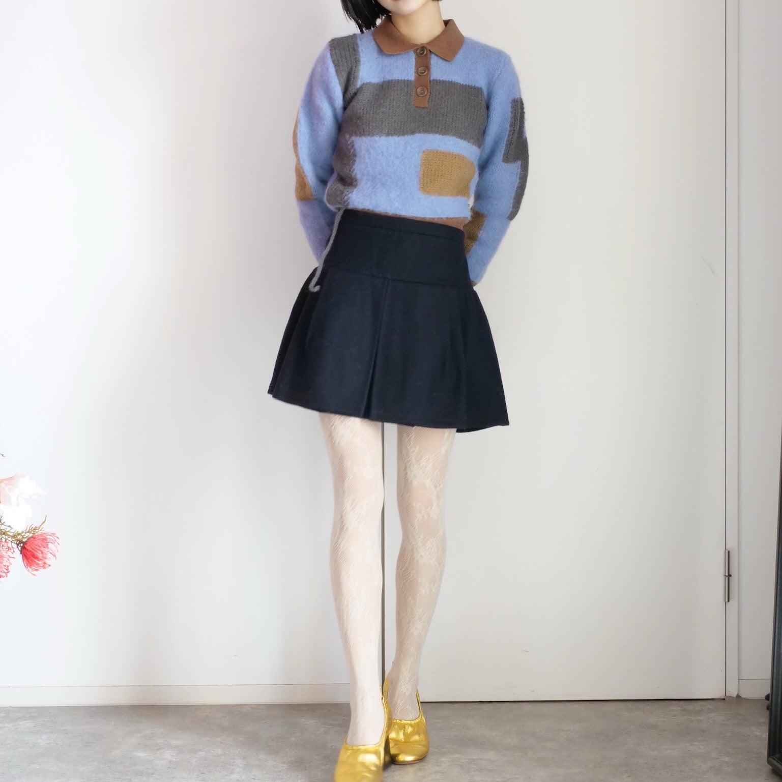 BALENCIAGA ブラックデニムミニスカート 購入ファッション - seok.com.bd
