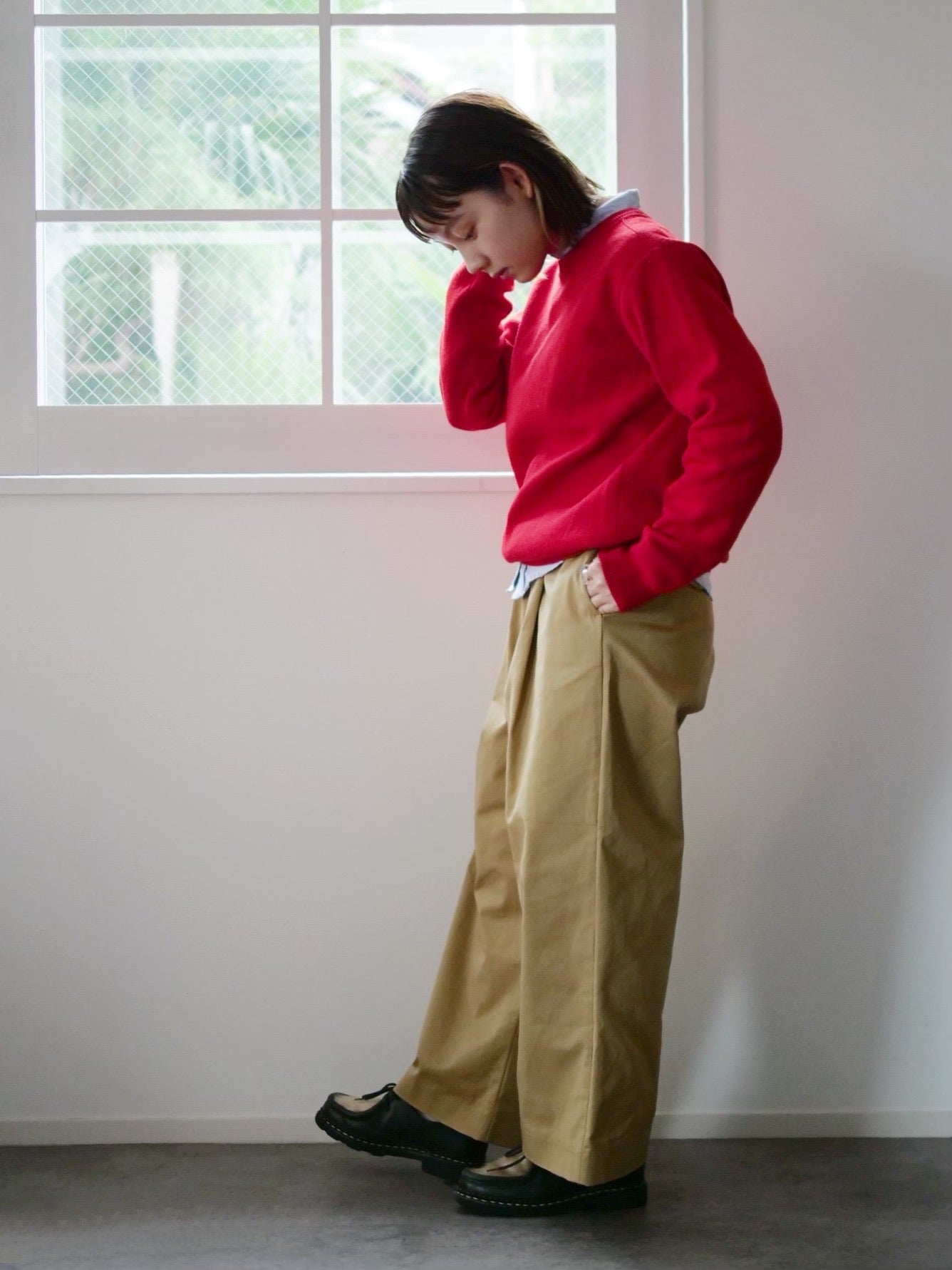 [MADROMY × tomii × dim at noon] FOR PERSONAL … 　TMIチノパンツ(BEIGE)