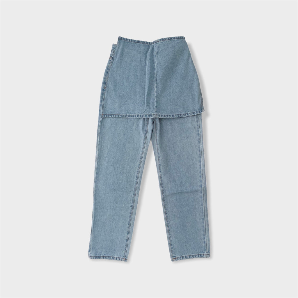 KIMHEKIM DENIM WRAP PANTS