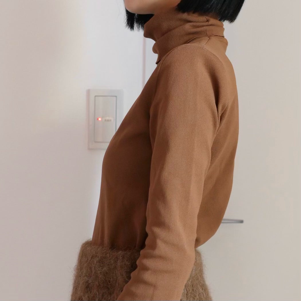 [OLD&VINTAGE] パッド入りショルダーニット