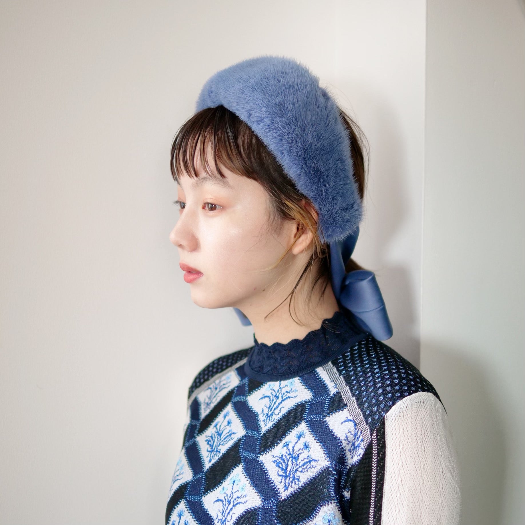 [SALE]shinonagumo Ruban mink (BLUE)