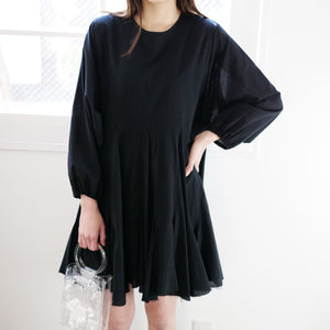 AVN cotton black dress