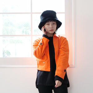[SALE][Name.] FAUX FUR BUCKET HAT(BLACK)