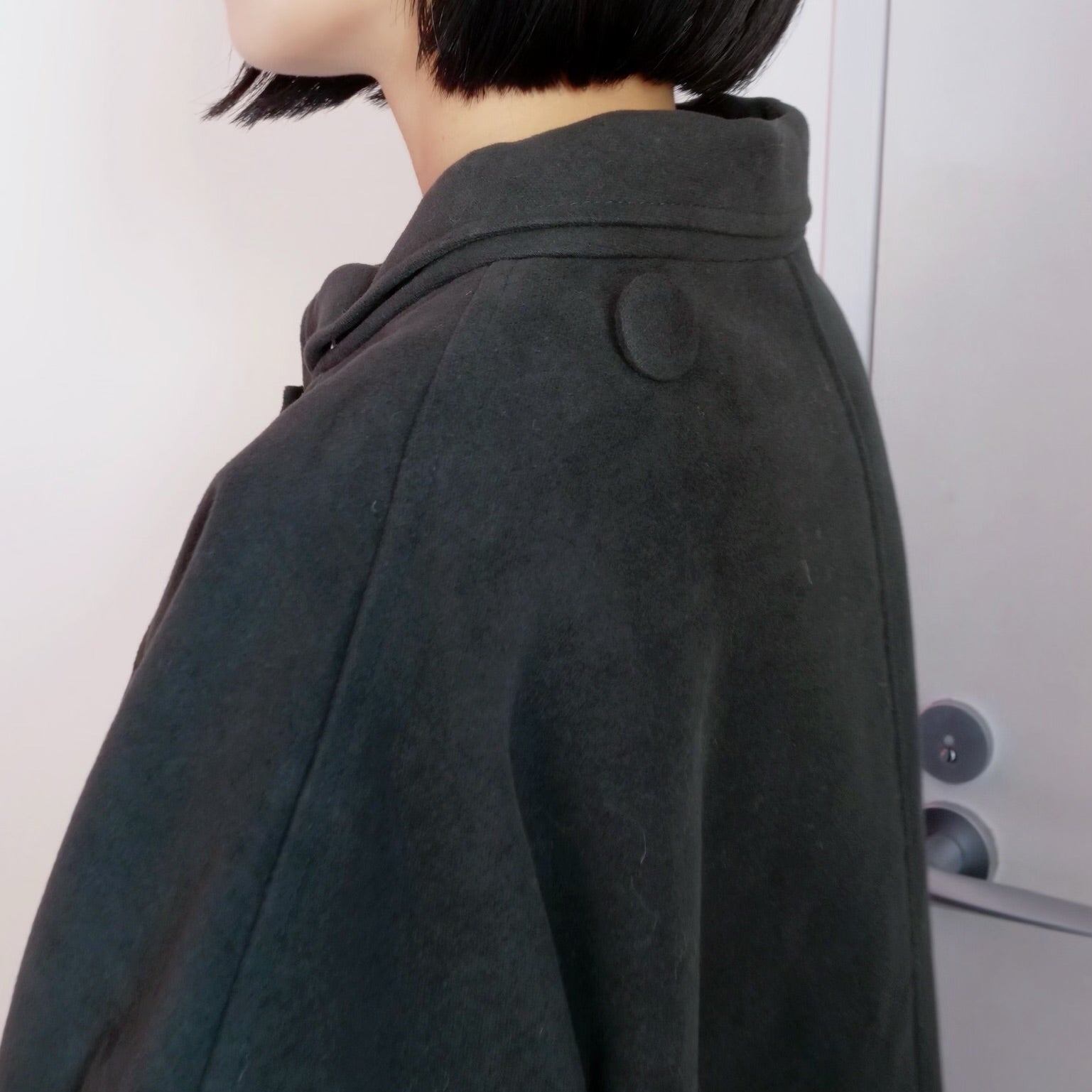 [OLD&VINTAGE] BALENCIAGA　スウェード調コート