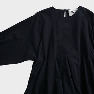 AVN cotton black dress