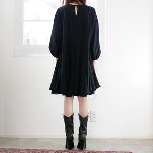AVN cotton black dress
