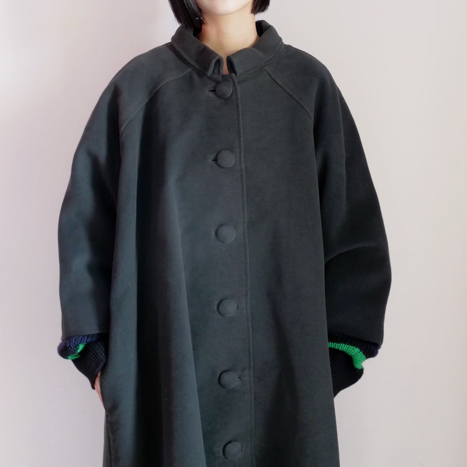 [OLD&VINTAGE] BALENCIAGA　スウェード調コート