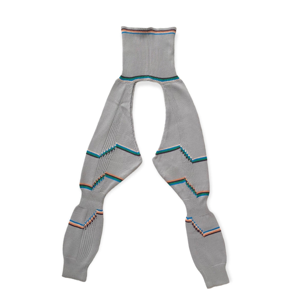 SODUK zig zag scarf knit / grey