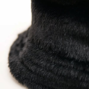 [SALE][Name.] FAUX FUR BUCKET HAT(BLACK)