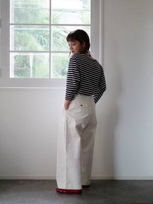 [MADROMY × tomii × dim at noon] FOR PERSONAL … 　TMIチノパンツ(WHITE)