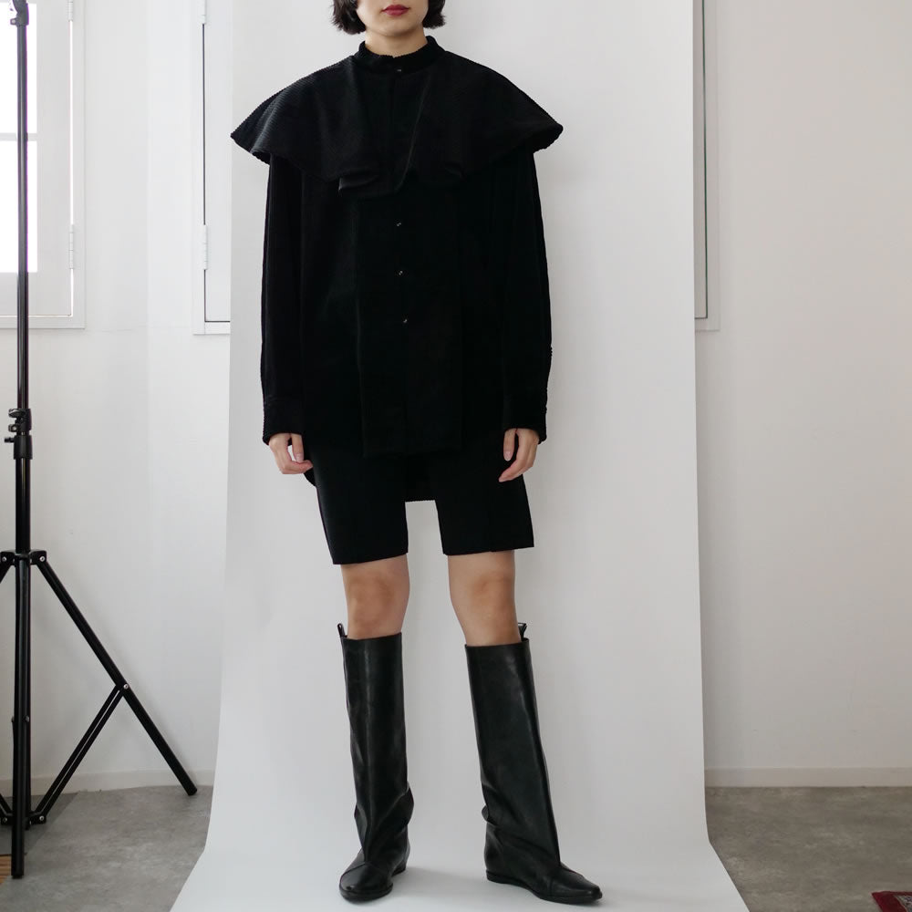 MADROMY BIKER KNIT PANTS (BLACK)