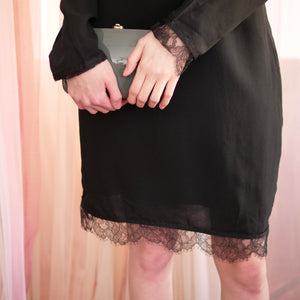 [OLD&VINTAGE] ブラックレースドレス