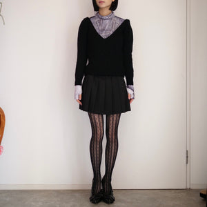 [OLD&VINTAGE] 両Vショートニット