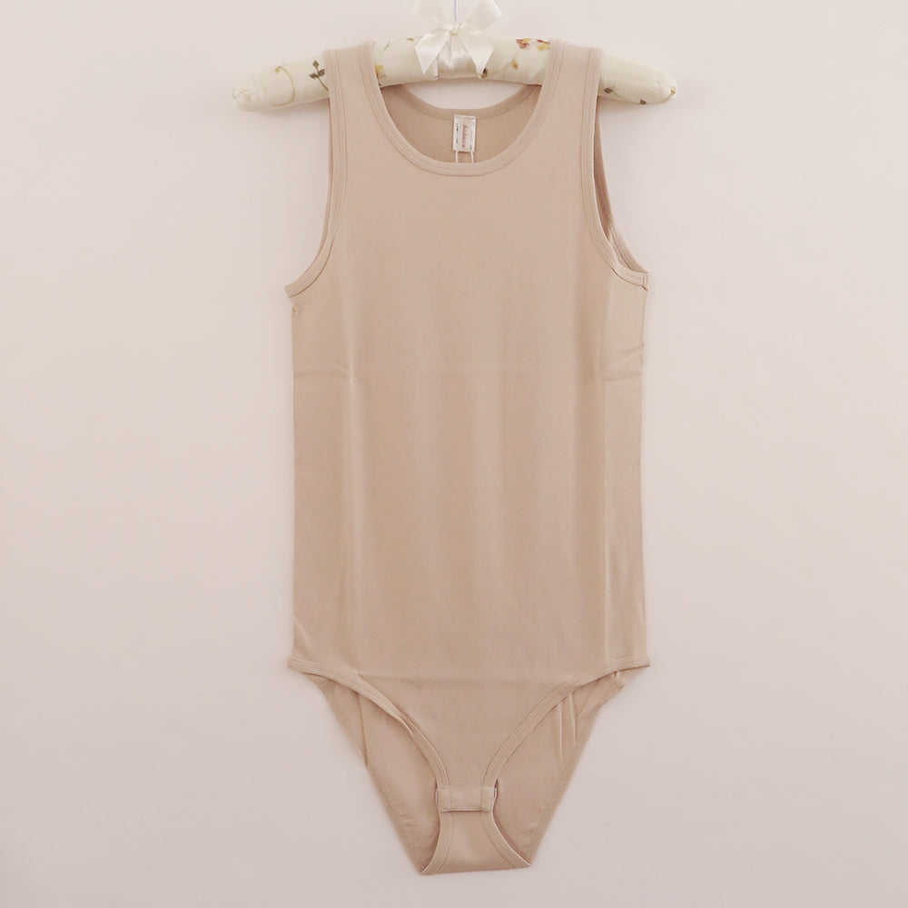 [babaco]suvin cotton tank-top body (beige)
