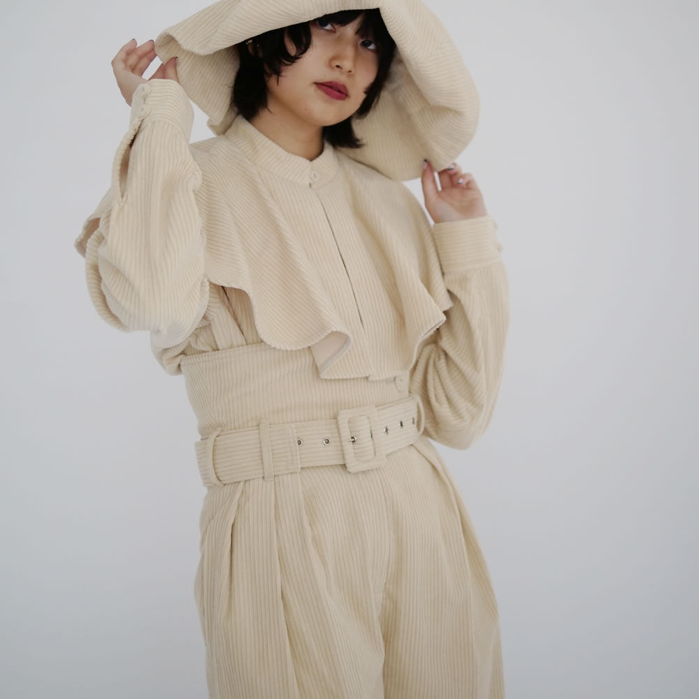 KIMHEKIM ANNA CODUROY HAT(IVORY)