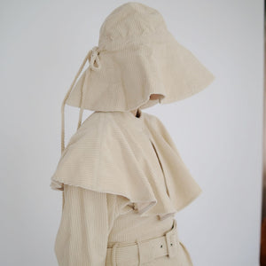 KIMHEKIM ANNA CODUROY HAT(IVORY)