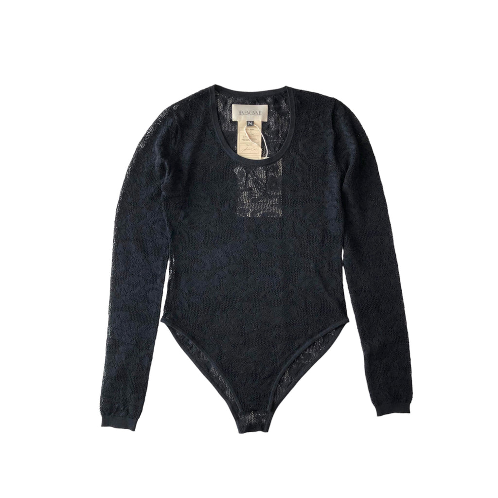 HAENGNAE KISHIMEN LACE LEOTARD / Black