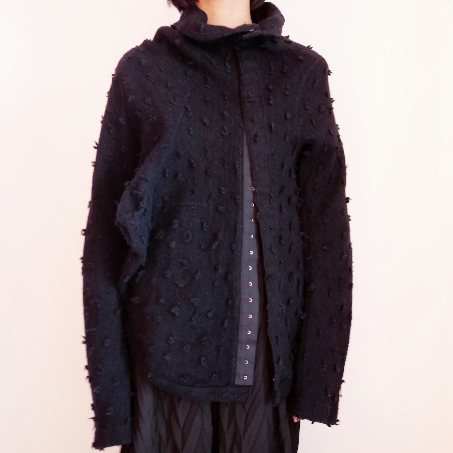 [OLD&VINTAGE] COMME des GARCONS　フックニットカーデ