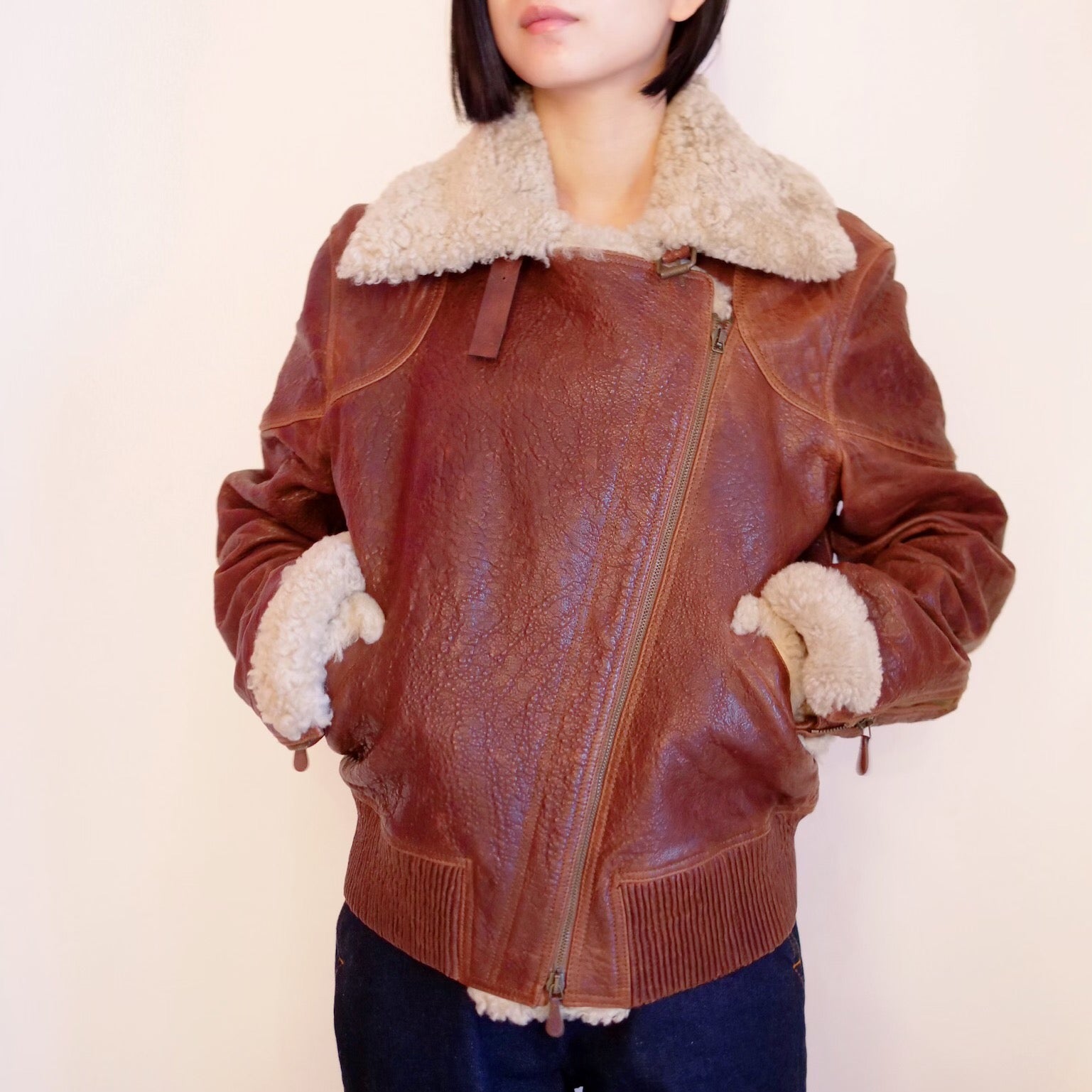 [OLD&VINTAGE] Alexander McQueen　ムートンライダース