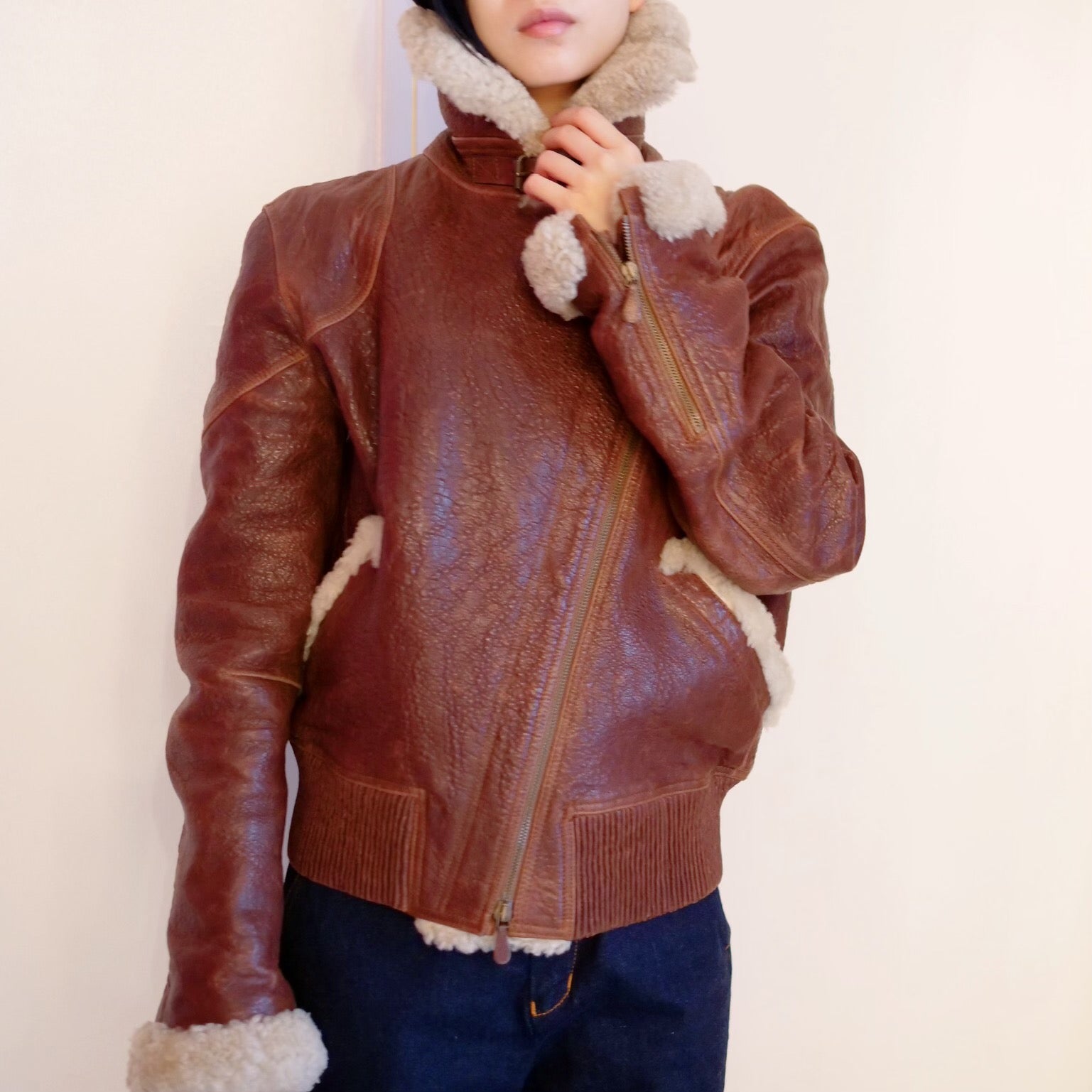 [OLD&VINTAGE] Alexander McQueen　ムートンライダース