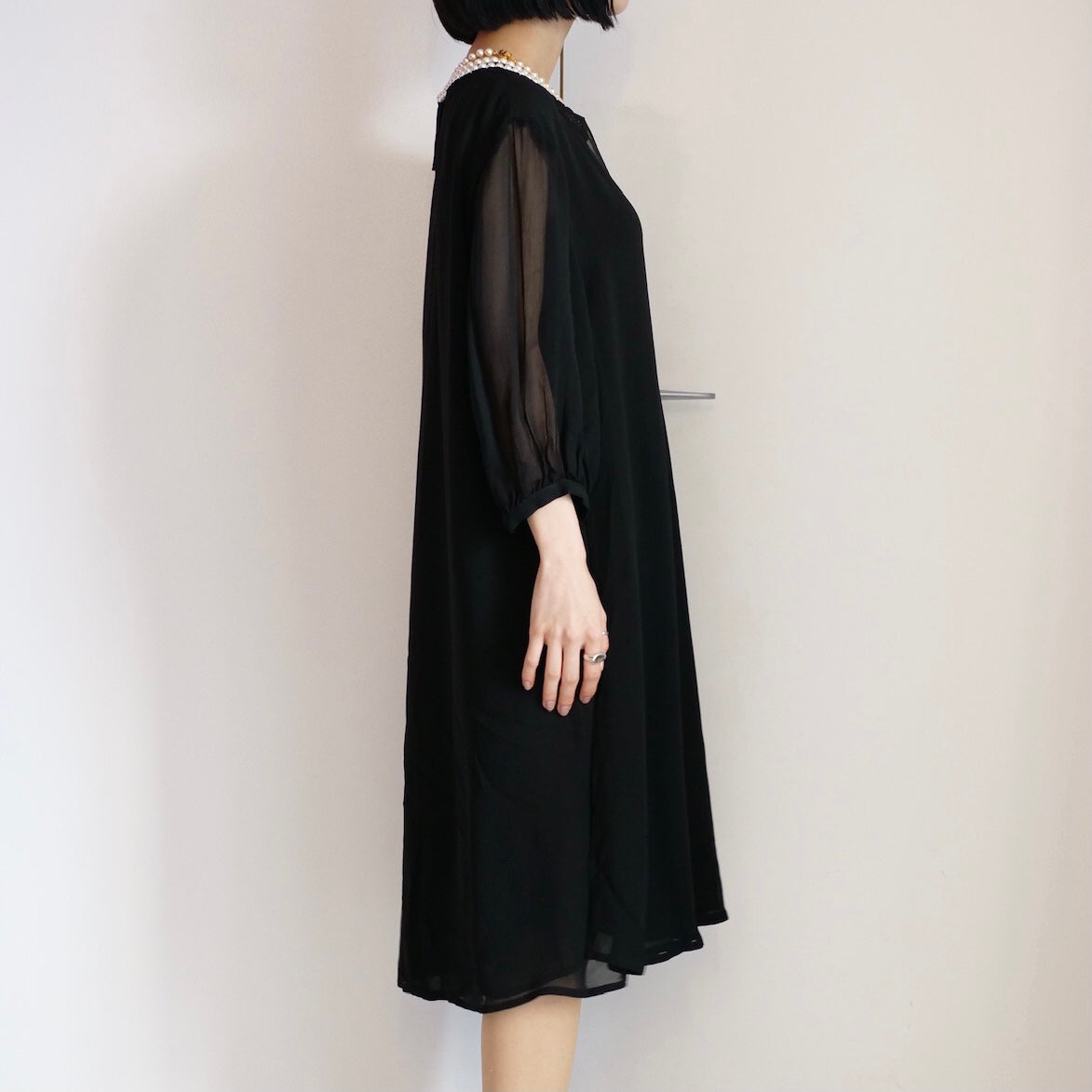 [OLD&VINTAGE] JUNYA WATANABE　2連パール付ドレス