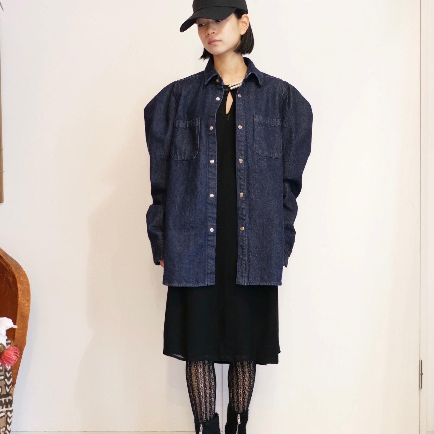 [OLD&VINTAGE] JUNYA WATANABE　2連パール付ドレス