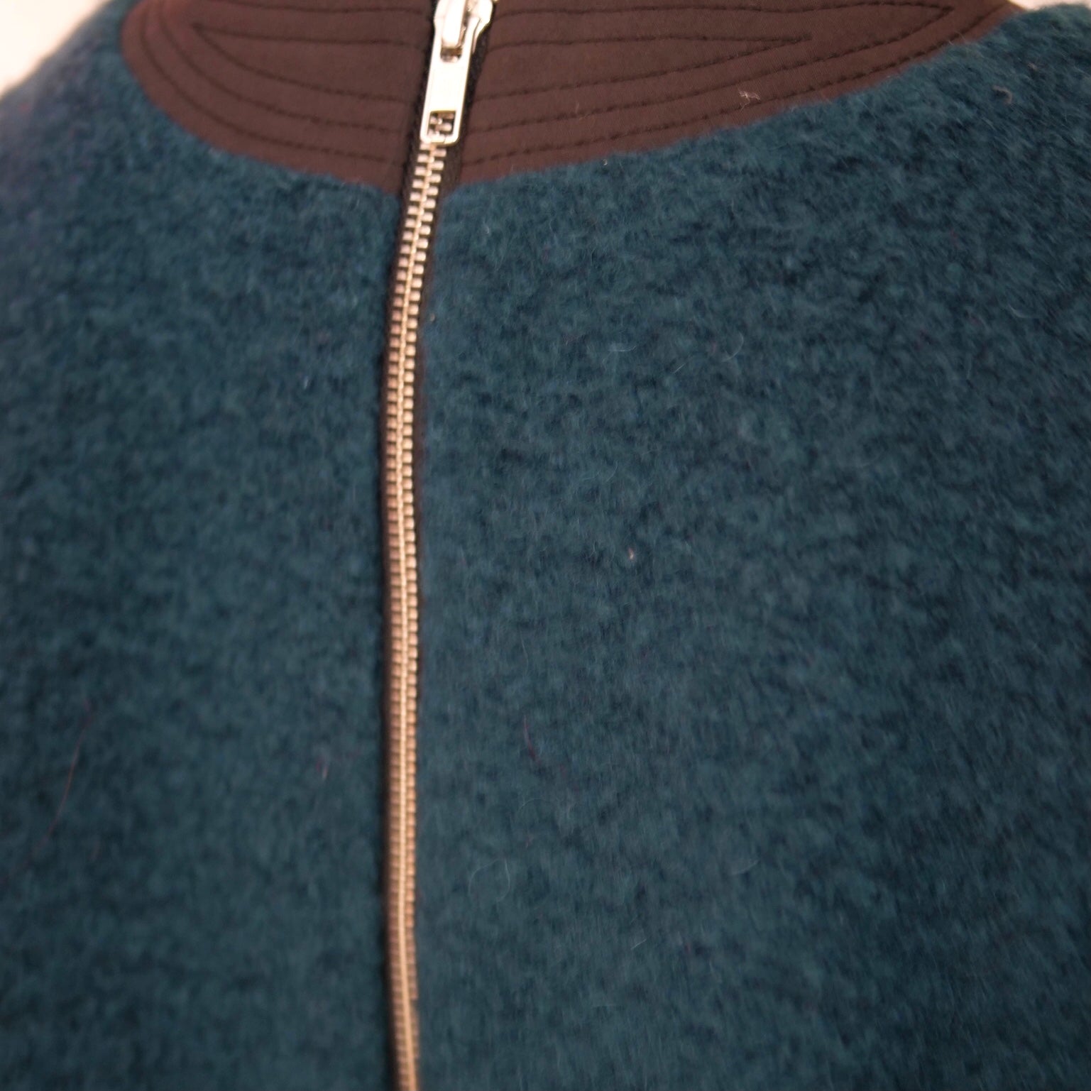 [OLD&VINTAGE] 圧縮ウールBACKジップPULL OVER