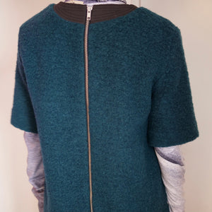 [OLD&VINTAGE] 圧縮ウールBACKジップPULL OVER